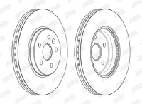 Купити Гальмівні диски гальмівні jurid 563145jc, фото thumb