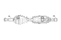 Привідний вал ліва renault captur 0.9tce 2013- Ціна, фото thumb