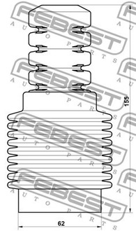 фото thumb №3, Защита + отбойник амортизатора набор защитный перед renault grand