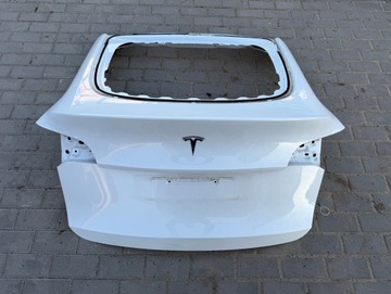 фото thumb №1, Tesla модель y крышка зад оригинал идеальная w цвет белая жемчуг