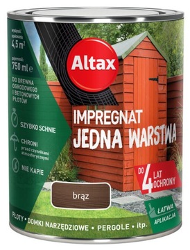 ALTAX ПРОМЫШЛЕННАЯ ПРОМЫШЛЕННОСТЬ ДЛЯ САДОВОЙ ДРЕВЕСИНЫ 0,75л КОРИЧНЕВАЯ