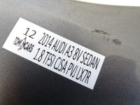 фото thumb №11, Крила лівий перед передній audi a3 8v 5d sedan lx7r