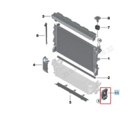 фото thumb №10, Bmw 7 g11 кронштейн радіатора лівий 17118632139 8632139 2016