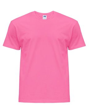 T-SHIRT MĘSKA koszulka bawełniana JHK TSRA-150 różowa AL r. 2XL