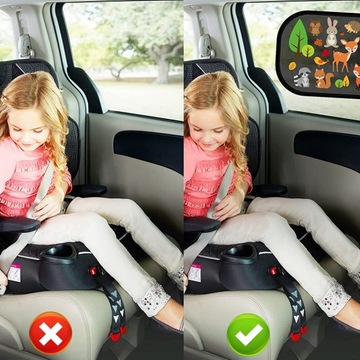 СОЛНЦЕЗАЩИТНЫЙ КОЗЫРЕК АВТОМОБИЛЬНЫЙ ДЛЯ БОКОВОГО ОКНА WINDOW UNIVERSAL 2 ШТ.