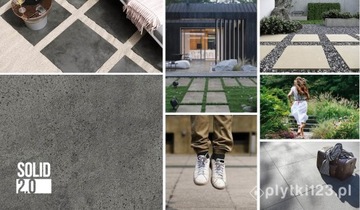 Płytka GRESOWA 2 cm Grava 2.0 Grey 60x60 Opoczno