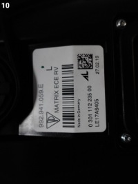 Porsche 911 992 20- фара full led matrix x-sight левая перед европа хорошее состояние Доставка, фото thumb