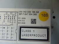 фото thumb №13, Радіо заводські vw golf vi 1k0035186ab