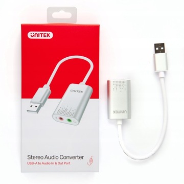 МУЗЫКАЛЬНАЯ ЗВУКОВАЯ КАРТА UNITEK Y-247A USB СТЕРЕО
