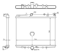 фото thumb №1, Tyc радіатор peugeot 406 citroen c5