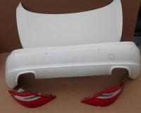 фото thumb №3, Dw mercedes slk 200 r172 бампер кришка багажника лампи білий