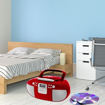 RADIOODTWARZACZ BOOMBOX CD KASETY USB DAB+ FM STEREO SOUNDMASTER SCD7800RO