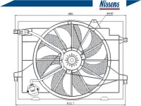 фото thumb №2, Вентилятор радиатора [nissens]