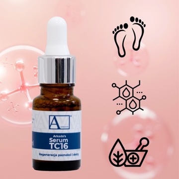 3x ARKADA serum TC16 kolagenowe odbudowa paznokci + PRZYBORNIK DO MANICURE