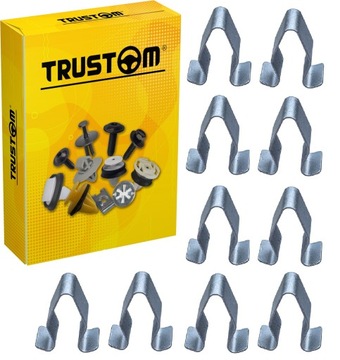 фото thumb №1, 10x кліпса пластина гніздо оббивка багажника стійка порога audi seat skoda