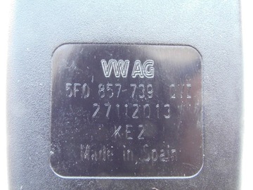 фото thumb №3, Застёжка ремня 5f0857739 seat leon iii средняя зад