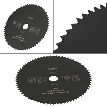 ДИСКОВАЯ ПИЛА HSS 85X10MM С 72 ЗУБАМИ
