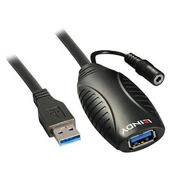 Przedłużacz USB 3.0 aktywny 15m Lindy 43099