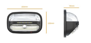 Lampa solarna na ścianę , elewację LED SLC-03WL