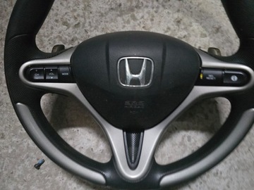 фото thumb №14, Honda civic viii ufo 06-11 руль кожа кожаный многофункциональная лепестки
