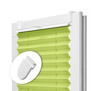 Roleta plisa w kolorze zielonym rozmiar 73x150 cm