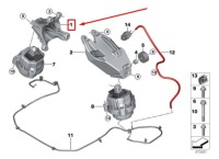 фото thumb №10, Bmw 5 g30 правое кронштейн двигателя 6870760 22116870760