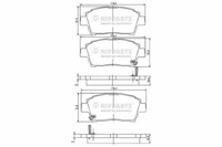 фото thumb №1, Комплект тормозных колодок тормозных nipparts +gratisy