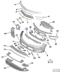 фото thumb №1, Абсорбер бампера перед astra 9840004980