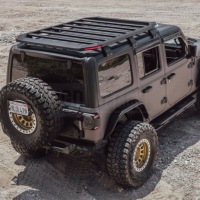 фото thumb №15, Багажник крышный с освещением led – off-road jeep wrangler jl 2018-2024