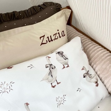 Pościel do łóżeczka z wypełnieniem Gąski 70x100