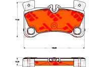 фото thumb №1, Trw тормозные колодки тормозные audi q7 3.0 tdi 4l
