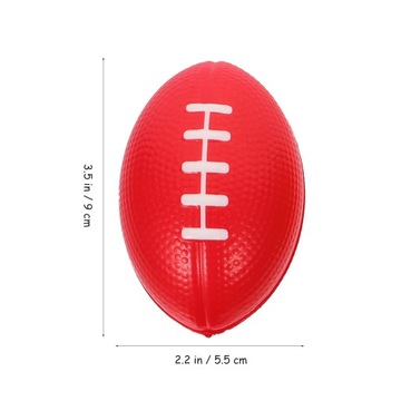 PIŁKI DO RUGBY MINI MODEL MAŁE PIŁKI DO RUGBY PIŁKA NOŻNA SPORT DEKORACJE 6 SZT