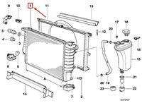 фото thumb №11, Bmw z3 coupe e36 двигун cooling радіатор 17111427165 1427165