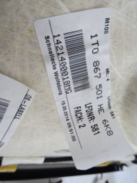 Vw touran рестайлінг  1t0867501 подушка безпеки підкрилок в Україні, фото thumb