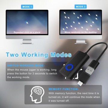 Mouse Mover Имитирует USB Mouse Mover для