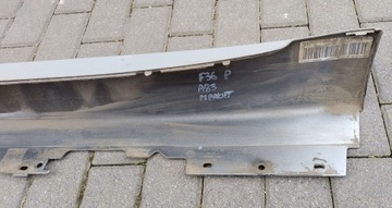 фото thumb №11, Bmw 4 f36 gran купе 14-17 правая планка пороговая 7314640 a83 glacier серебро