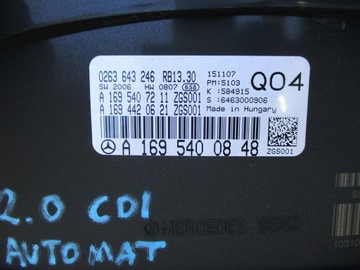 фото thumb №6, Mercedes w169 2.0 cdi набір стартовий a6401500134