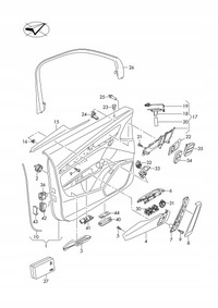 фото thumb №6, Рамка кнопка скло audi q5 sq5 80a 80b959829