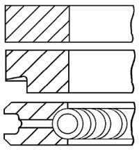 фото thumb №2, Goetze 08-137600-00 набір кілець поршня