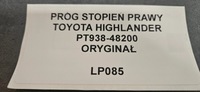 фото thumb №14, Порог подножка правый toyota highlander iv 19-