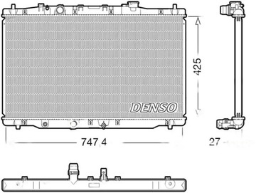 фото thumb №1, Радиаторов воды drm40054 denso