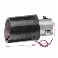 фото thumb №3, Наконечник накладка вихлоп глушника 63mm/65mm