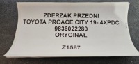 фото thumb №13, Бампер передний решётка радиатора toyota proace city 19- 4xpdc оригинал 9836022280