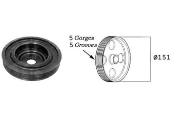 фото thumb №1, Sasic колесо пасове вала renault clio iii 1.6 16v b