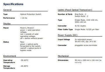 Оптоволоконный коммутатор MICROSENS MS650090