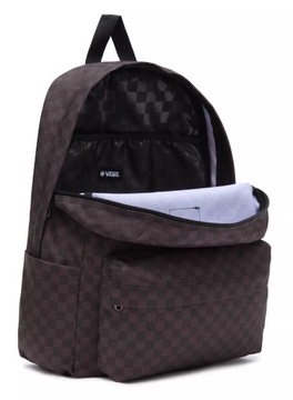 Plecak młodzieżowy do szkoły Vans Old Skool Check Backpack - black/charcoal