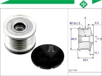 Генератор - сцепление односторонний schaeffler ina 535 0075 10 Цена, фото thumb