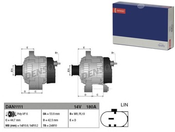 фото thumb №10, Генератор denso dan1111