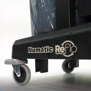 Прочная тележка для мытья полов Numatic EM3 SRK17, набор для дезинфекции
