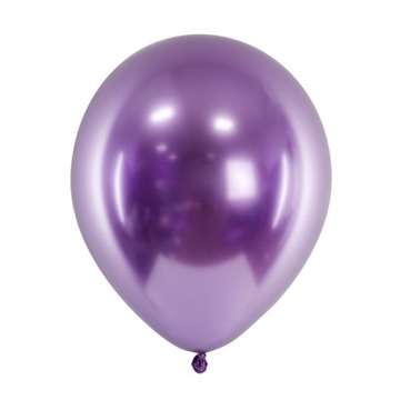 Классические воздушные шары GLOSSY EFFECT PURPLE, 10 шт.